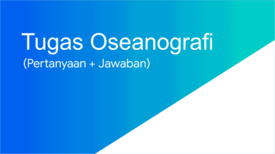 Pertanyaan tentang Oseanografi