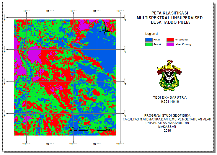 hasil klasifikasi unsupervised