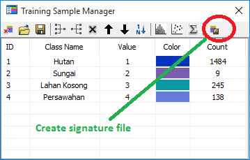 training sample manager arcgis