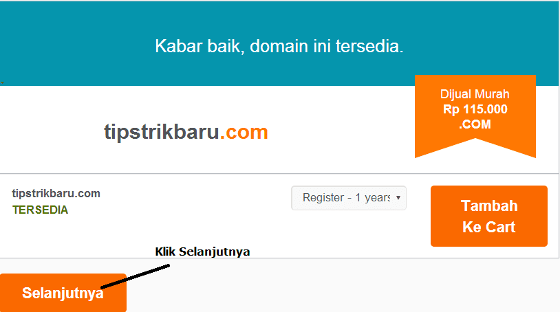 daftar domain di niagahoster tahap selanjutnya