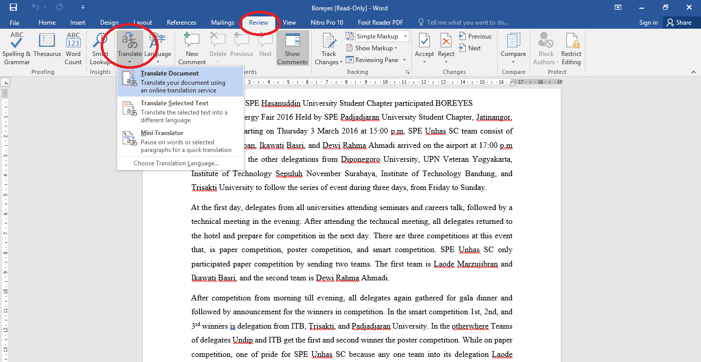 translate file pdf di ms word