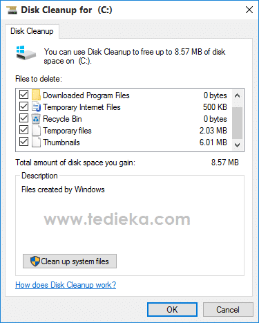 membersihkan file temp di windows 10