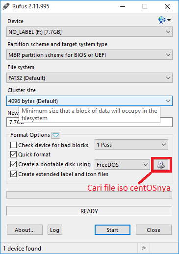 Membuat bootable centos