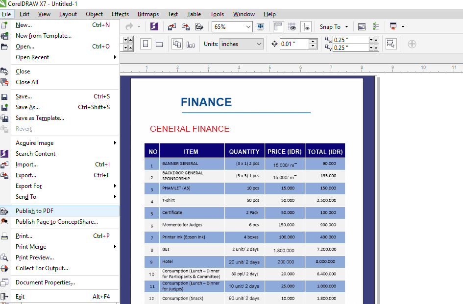 Edit pdf dengan corel