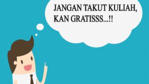 Siapapun bisa kuliah gratis