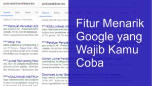 Fitur menarik dari google