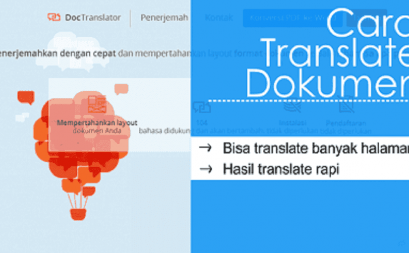 Cara Translate PDF Bahasa Inggris yang Mempunyai Banyak Halaman