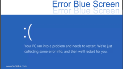 Cara Mengatasi “Your PC ran into a problem and needs to restart”