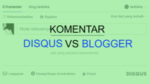 Sistem Komentar Blogger vs Disqus