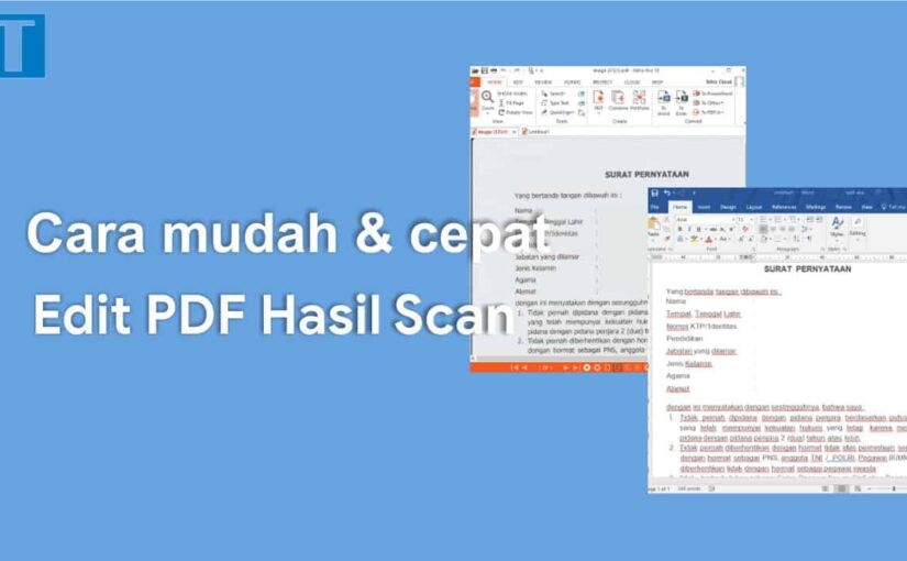 Cara Mengedit File PDF Hasil Scan Mudah dan Cepat