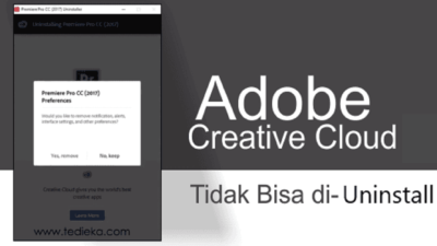 Cara Uninstall Adobe Creative Cloud (CC) yang Tidak Bisa di Uninstall