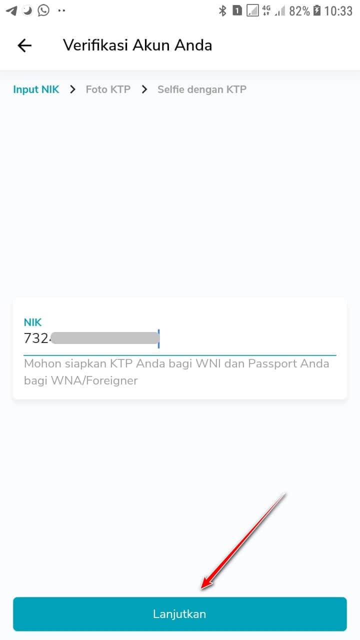 Verifikasi NIK di PLN Mobile