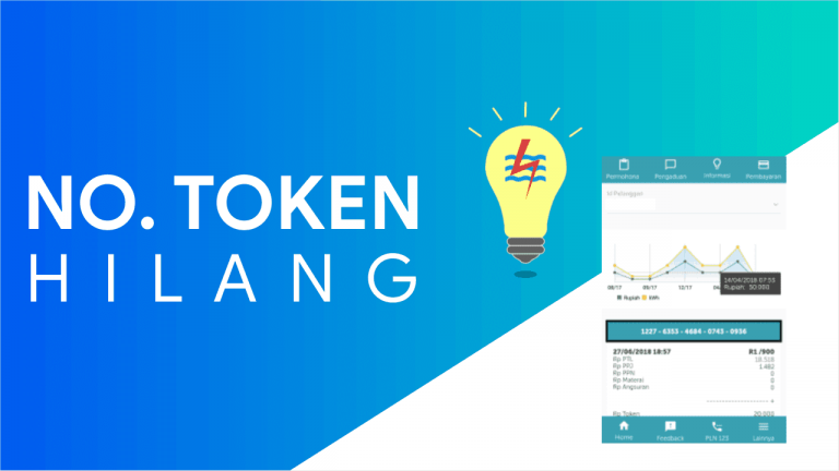 Nomor token listrik hilang