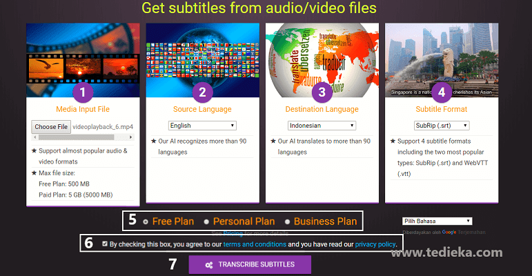 translate video di go subtitle