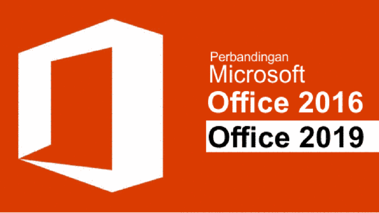 perbedaan office 2016 dan 2019