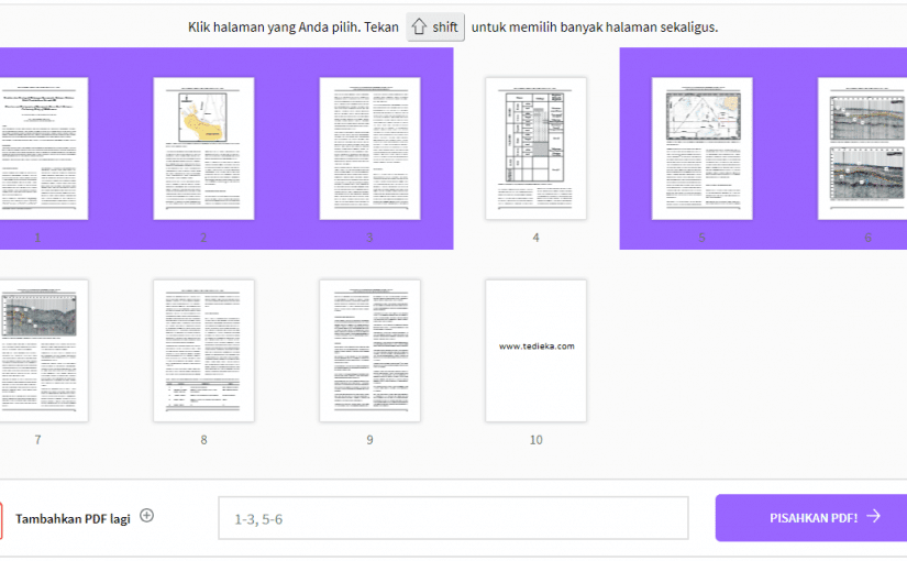 Cara Split (Memisahkan) File PDF Paling Mudah