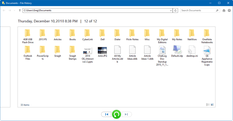 cara mengembalikan file yang terhapus permanen via history