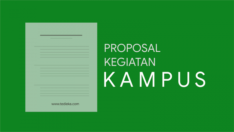 Contoh proposal kegiatan kampus