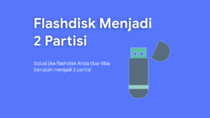 Menghapus partisi flashdisk