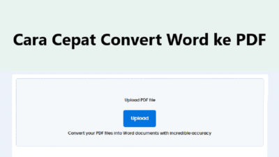 Bagaimana Cara Convert File PDF ke Dokumen Word?