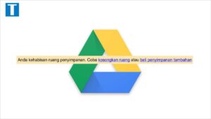 cara mengosongkan google drive