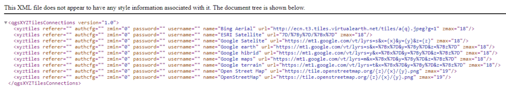 format file xml tiles basemap qgis