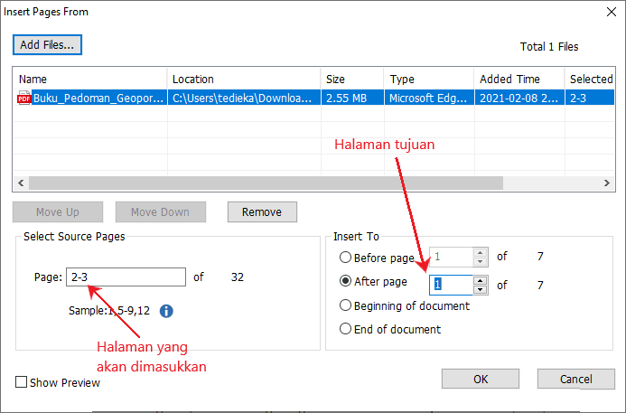 menambah halaman pdf di foxit