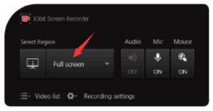 Tampilan Ifun screen recorder