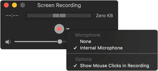 Quicktime screen recorder