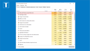 Microsoft Windows Search Filter Host CPU tinggi