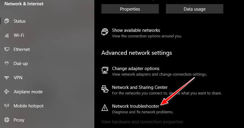 Network troubleshooter