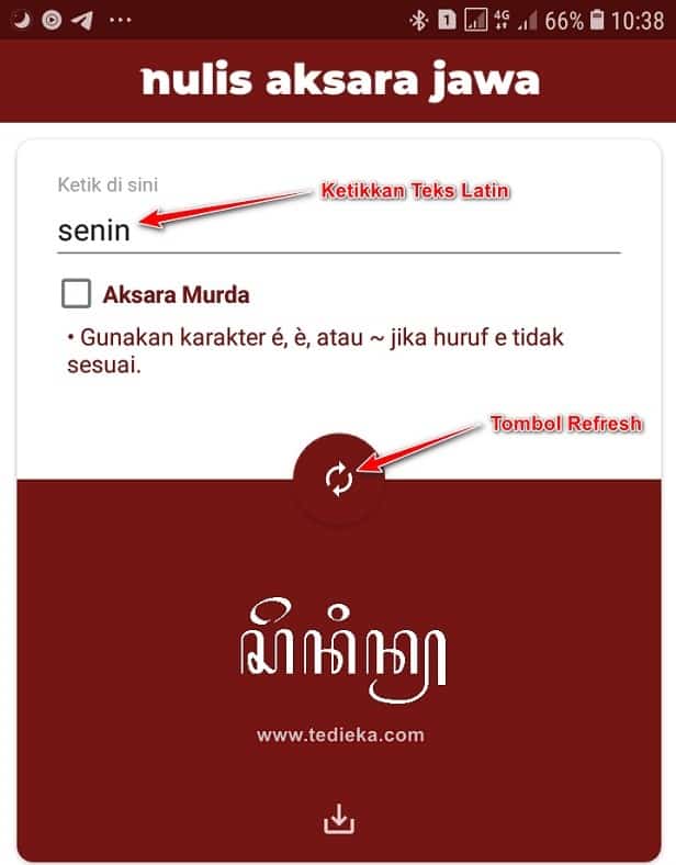 Translate aksara jawa ke latin foto tanpa aplikasi