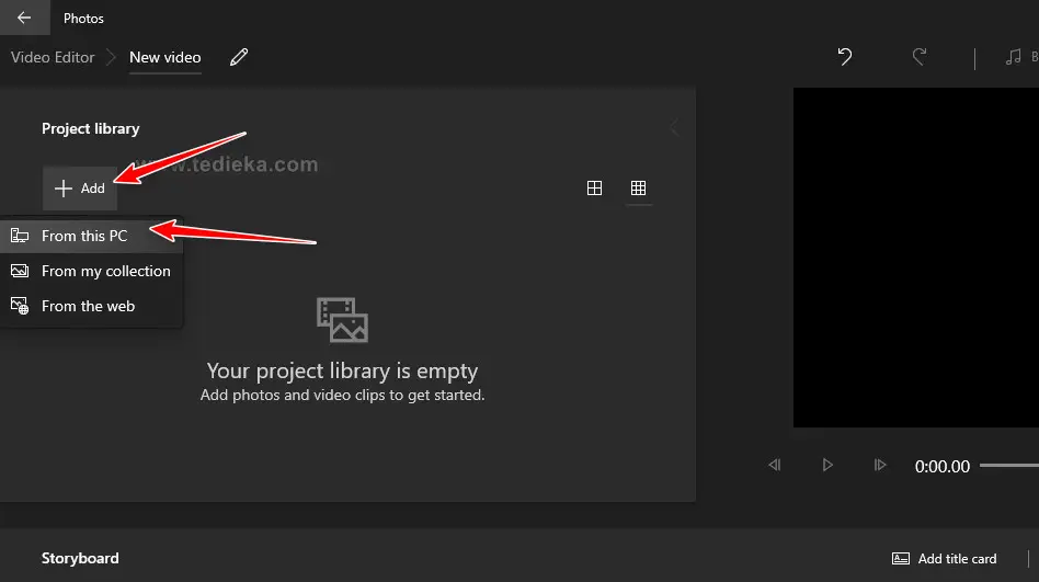 Menambahkan video