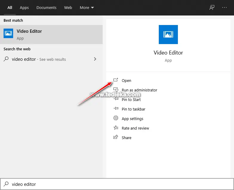 Video editor windows 10