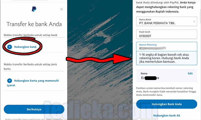 cara menghubungkan rekening bank ke paypal (cara transfer paypal ke dana)