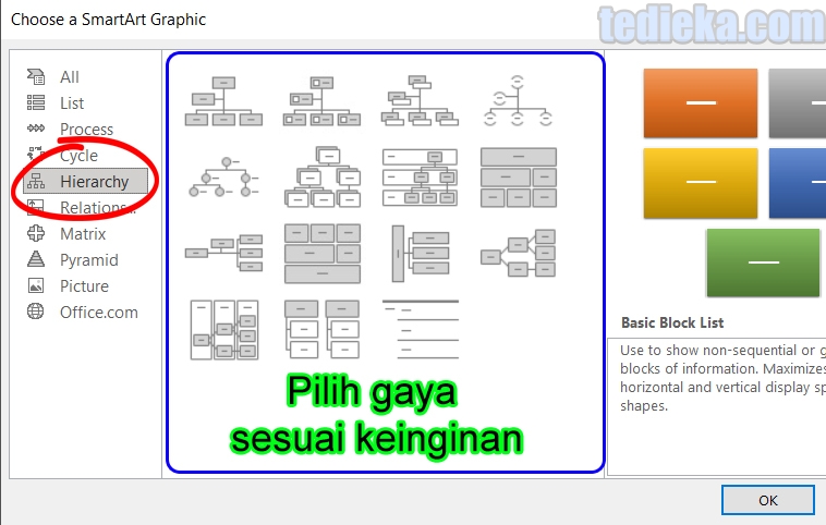 cara membuat mind mapping di word dengan smart art part 2