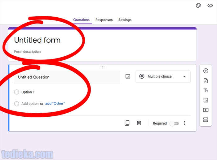 ss kedua cara membuat absensi di google form