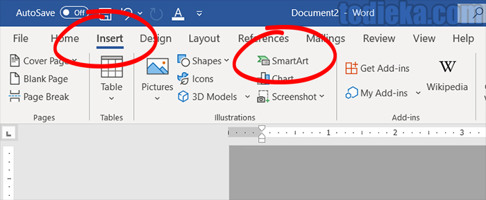 cara membuat mind mapping di word dengan smart art