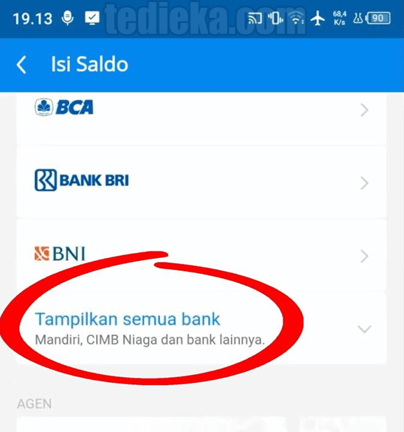 langkah pertama cara transfer ovo ke dana