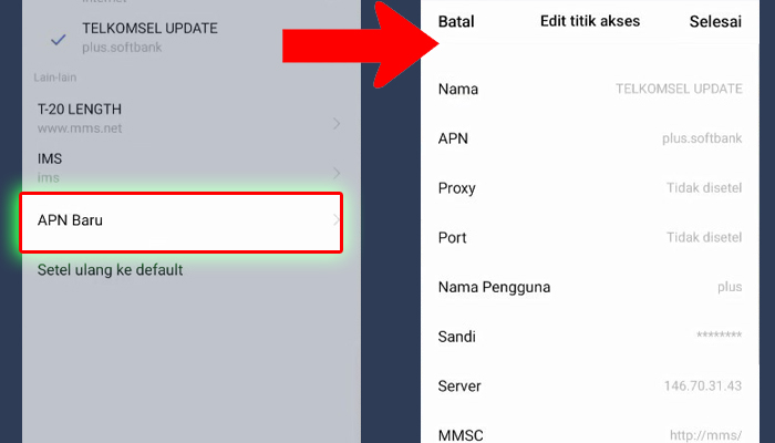 Cara Setting APN Telkomsel Android 02