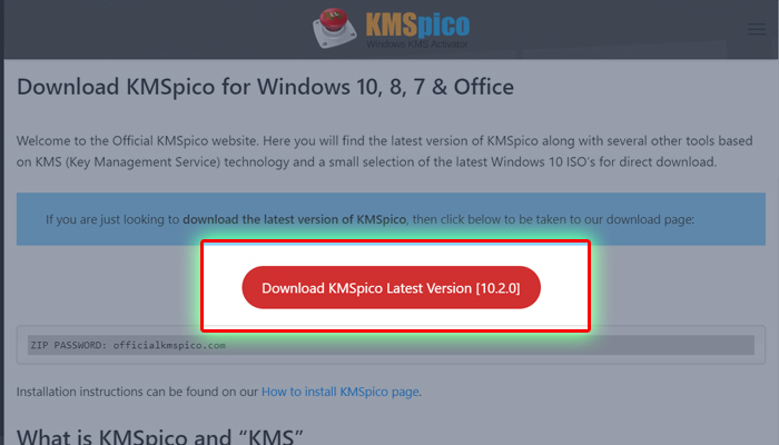 cara download kmspico