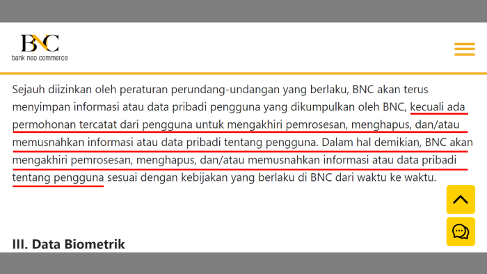 cara hapus akun neo+ dari BNC