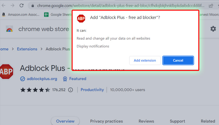 cara install adblock plus chrom