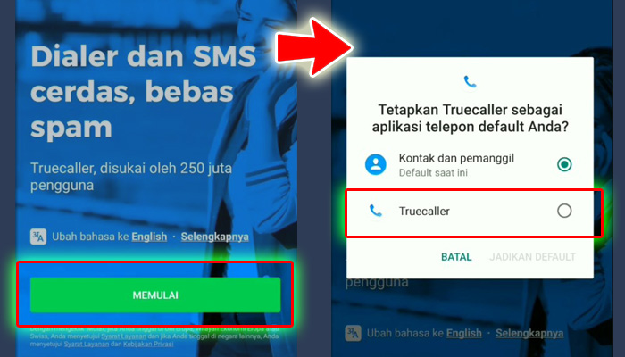 cara menggunakan truecaller