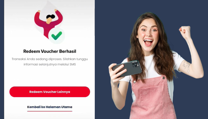 cara redeem voucher melalui mytelkomsel