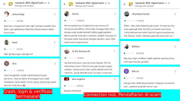 masalah crash login dan verifikasi bermasalah connection lost pendaftaran di scam?