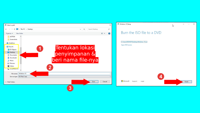 menyimpan file windows 10