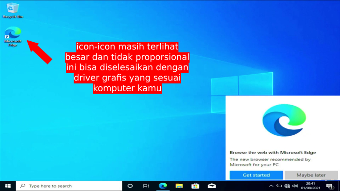 windows 10 selesai di install