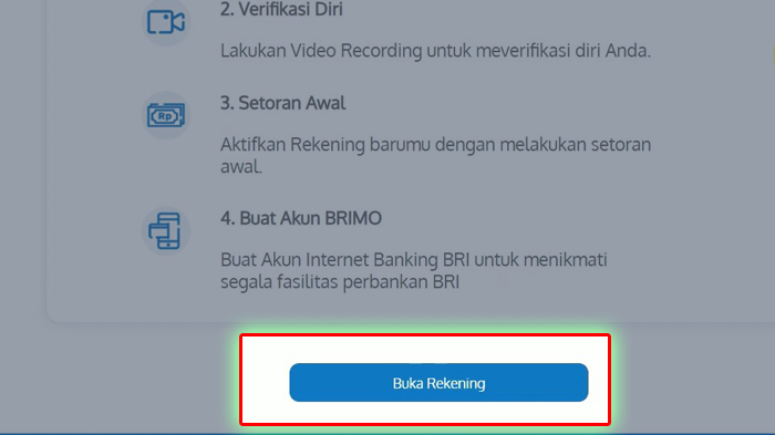 Cara Buka Rekening BRI Online