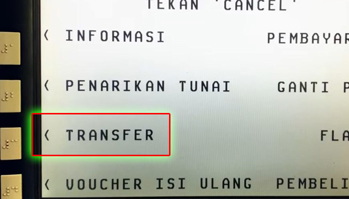 Transfer ATM BCA